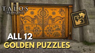 The Talos Principle 2  All 12 Golden Puzzles Solutions Guide Walkthrough  Renaissance Robot [upl. by Hepsiba]