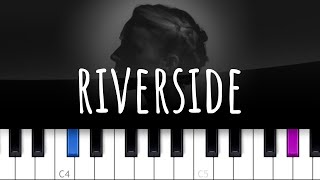 Riverside  Agnes Obel piano tutorial [upl. by Caddric]