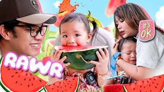 Baby Lakeishas Watermelon Mukbang [upl. by Iralav353]