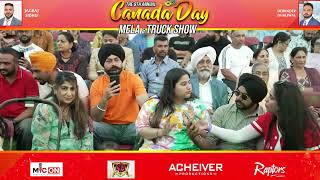 R Nait Live Performance CanadaDayMelaand TruckShow [upl. by Nitneuq]