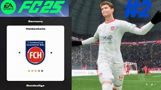 REALITY KICKS IN  EAFC 25 HEIDENHEIM CAREER MODE EPISODE 2 [upl. by Parry]