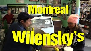 Wilenskys Famous Fried Bologna amp Salami Sandwiches in Montreal with Mariah Milano [upl. by Llen622]