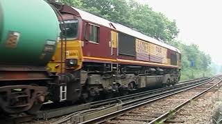 66083 on the Holybourne Tanks  5th July 2006 [upl. by Aihsekyw]