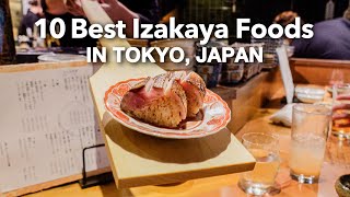 BEST10 ULTIMATE JAPANESE IZAKAYA FOOD TOUR IN TOKYO JAPAN 2024 [upl. by Lempres]