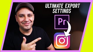 How to Export Instagram Videos in Premiere Pro [upl. by Eiramesor]