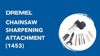 Dremel Chainsaw Sharpening Attachment 1453 [upl. by Cam720]