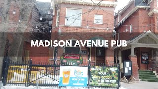 Passing Madison Avenue Pub  Toronto Walks [upl. by Ahsiele]