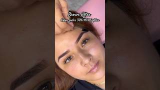 Watch me Tattoo my clients Brows✨ beauty brows browshaping powderbrows tattoo [upl. by Aelgna]