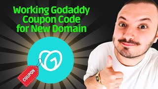 Godaddy Coupon Code for New Domain 2024 [upl. by Aitan]