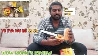 WOW MOMO Veg Steam Momo amp Moburg Review 🔥🔥🍴 Taste amp Price  🔥🔥❤ [upl. by Prosperus]