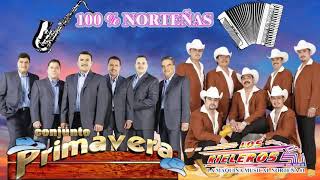 Conjunto Primavera vs Rieleros Del Norte Mega Mix  Puros Corridos Con Sax Mix [upl. by Borreri]