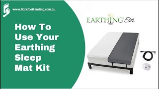 How To Use Your Earthing Sleep Mat [upl. by Aneeram]