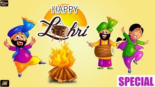 Sundar Mundariye Lohri Song  Happy Lohri 2019  Latest Animation Video  Poon Poon [upl. by Gordan621]