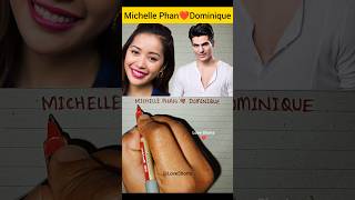 Michelle Phan and Dominique❤  beautiful love test shorts😍 [upl. by Nodnorb]