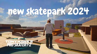 New skatepark City District THPS 12 [upl. by Nnasor902]