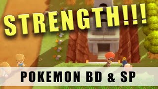 Pokémon Brilliant Diamond How to Use Strength  Pokémon Brilliant Diamond and Shining Pearl Strength [upl. by Ecirtnahs]