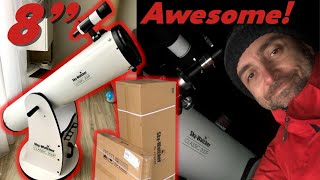 Telescope SkyWatcher Classic 200p 8quot Dobsonian  Unboxing amp Assembly [upl. by Nnylram789]