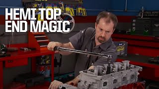 Gen III Hemi Gets Super Trick Heads  Engine Power S3 E13 [upl. by Rao]