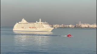 Seven Seas Voyager arriving İzmir 9 October 2023 [upl. by Gertrude]