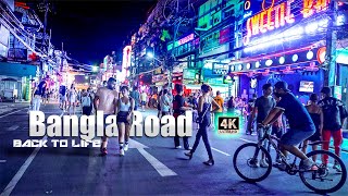 Bangla Road  December 9 2021  Patong Beach  Phuket 4K Full Tour [upl. by Othello]