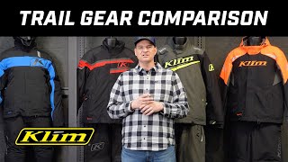 KLIM Insulated Trail Gear  Product Comparison [upl. by Tloh]