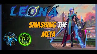 SMASHING the Meta Leona wild rift Gameplay part 1 [upl. by Naihtniroc170]