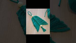 🎄 Makramee Tanne  Weihnachtsbaum knüpfen 🎄 Macrame Christmas Tree Ornament [upl. by Sutsuj]