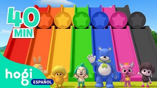 ¡Aprende los colores con tobogán y los amigos de Hogi  Colores  Colección  Hogi en español [upl. by Yaner]