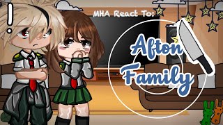 MHA React to the Afton Family  Izuku Afton AU  FNaF  BNHA [upl. by Bywoods858]