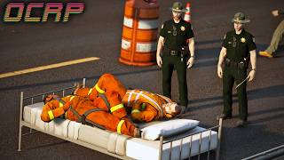 Construction Chaos in GTA RP  OCRP [upl. by Ecnerwaled]