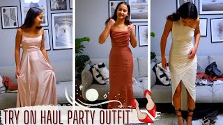 TRY ON HAUL PARTYKLEIDER  VORBEREITUNGEN für GALA ABEND  MILEYS WELT [upl. by Niasuh]