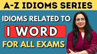 I  Word से Related सारे Idioms amp Phrases  A  Z Idioms Series  SSC CDS NDA DSSSB  Rani Mam [upl. by Lilly]