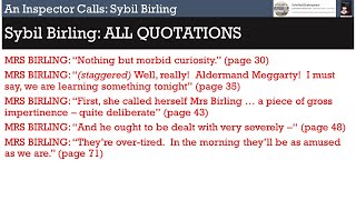 Mrs Birling Nailing an Inspector Calls [upl. by Jerrilyn]