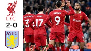 Liverpool VS Aston Villa 20 Goals amp Highlights 2024 [upl. by Pega]