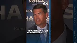 Republicans for Harris rally support in Lancaster ahead of presidential election [upl. by Brandais383]