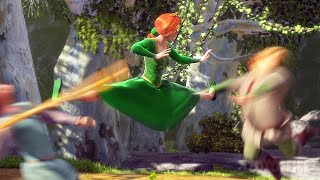 Fiona versus Robin Hood e os Merry Men  Shrek  Clipe [upl. by Parks]