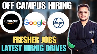 LnT  Amazon Hiring Drives  OFF Campus Drives For 2025  2024  2023 Batch Hiring  Fresher Jobs [upl. by Horvitz]