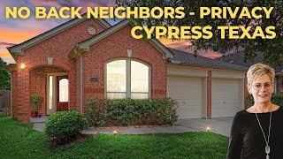 What 350000 gets you in Cypress Texas 1 story home with NO Back Neighbors in Lakes at Northpointe [upl. by Aibsel]