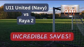 U11 Goalie makes diving saves Is it enough to save the team Horror Cup 2024 [upl. by Nnair]