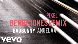 Pixel Bad Bunny amp Anuel AA  Bendiciones Remix Vizualizer [upl. by Hareehahs]