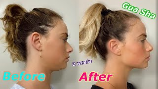 2 WEEK GUA SHA TRANSFORMATION  SHOCKING RESULTS amp HOW I DID IT  Vlogmas Day 3 [upl. by Inot]