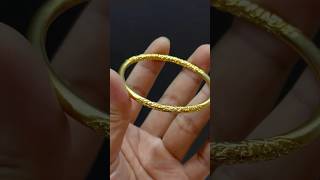 GoldSmith 43g Cloud Pattern Round Bracelet goldaccessories goldbraclets goldbangles gold [upl. by Willem]