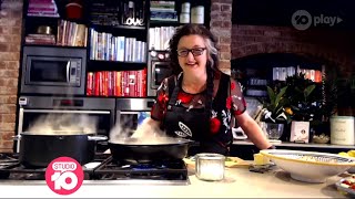 Masterchef Australia Julie Goodwin’s Pasta Boscaiola Recipe  Studio 10 [upl. by Yerffej]