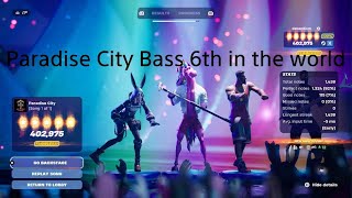 Paradise City Bass 6th in the world [upl. by Derdle699]