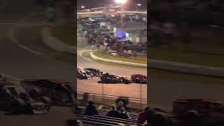 Caraway Speedway Tour Modified Crash 10 [upl. by Kathlin]