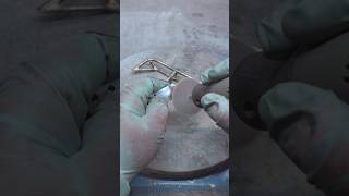 How to cleaning after brazing work scotch bright  rotary tool diy brazing scalerc rcbuild [upl. by Bluefarb2]