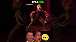 Unbelievable Magic Performance by Crab girl Shocks AGT Judges agt americasgottalent shorts ai [upl. by Aicilas]