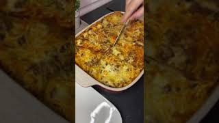 Lasagnes 😍 لازانيا باللحم المفروم بنة روعة 👌 cuisine rapide lasagnes [upl. by Ahsekal]