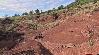 VTT tour du lac de Salagou avec quelques chutes [upl. by Goeger]