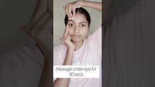 Drooping eyelid exercise 😍face yogaface massage [upl. by Cynthy]